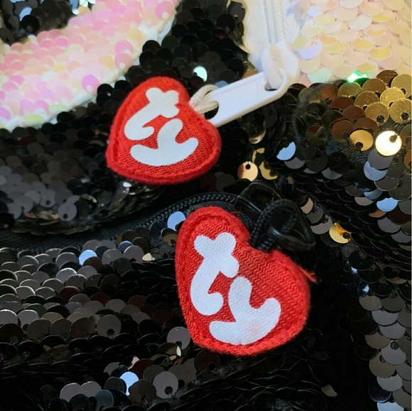 TY sequin panda bear mini backpack - Picture 6 of 6
